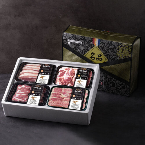 [육향] 명품 한돈 선물세트 3호 / 삼겹500g+목살500g*2팩+항정300g