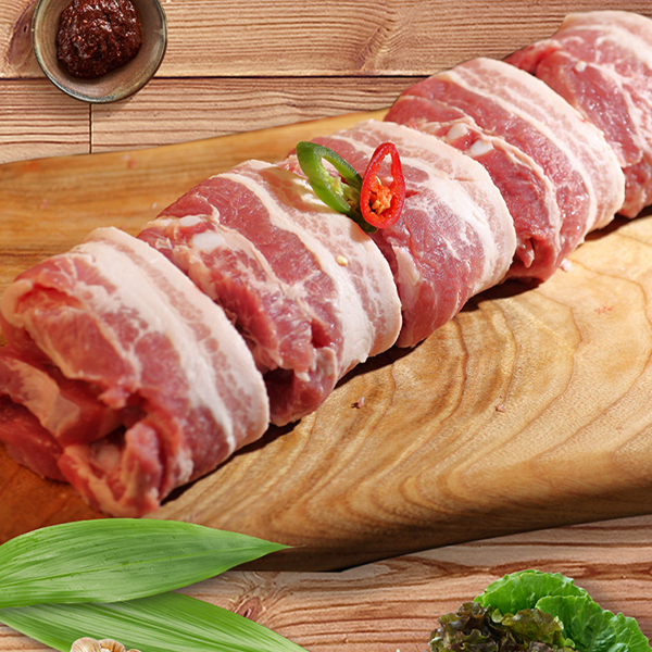 [안동본가] 1+등급 한돈 삼겹살 300g/500g (구이용/수육용/찌개용)