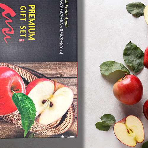 [산천향] 안동사과 꿀부사(정품) 선물세트 5kg / 11-13과