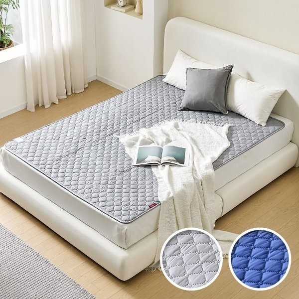 ★단독★☆안심숙면☆[장수돌침대] 자바 워셔블 항균카본매트 그레이 (슈퍼싱글/퀸)