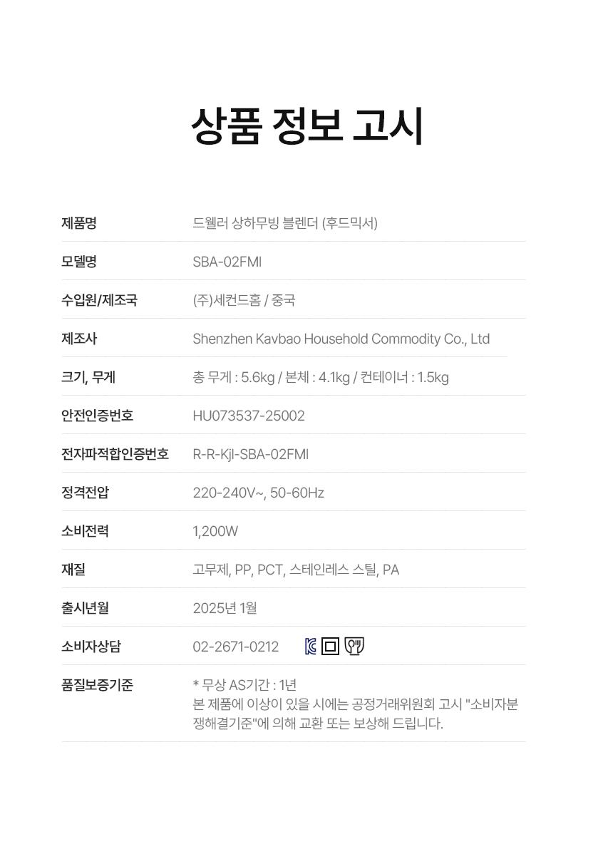 상품정보고시