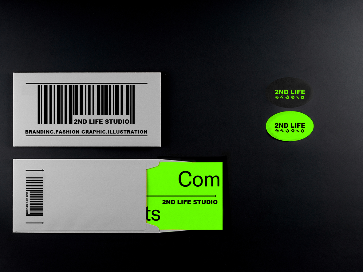 Back of a man at a concert. Hes wearing a beanie hat and a baggy denim jacket with studs. Photo with a purple hue