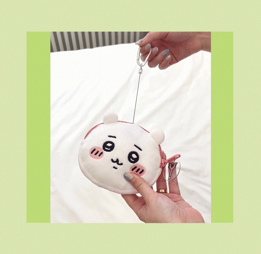 Qoo10] ちいかわ ぬいぐるみ コインケース ポー