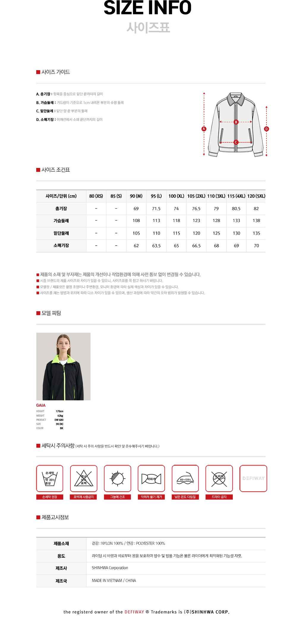 데피 사이즈