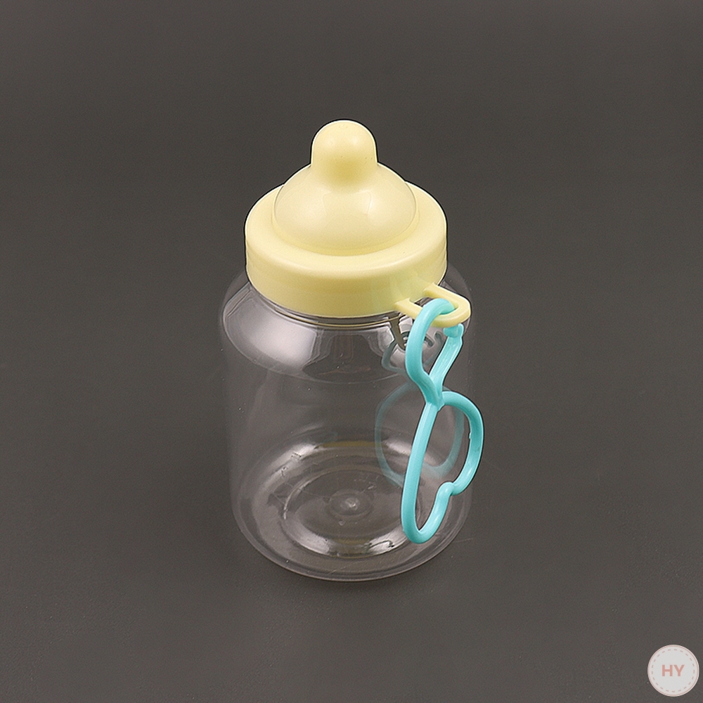 PVC용기 우유병 색상 랜덤 180ml [RB1865]