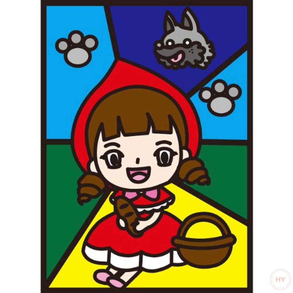 팝아트 만들기재료 포일아트FOIL ART[소녀와 늑대]
