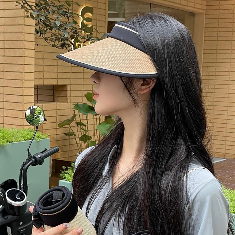 자전거모자 넓은챙캡 여름여성모자 여성용햇종류 얼굴가리개모자 블랙모자 여행캡 핑크모자 가볍고편안한캡 조절가능한모자 모자스타일 휴가모자 바이저캡 여성용스포츠모자 썬캡베이지 접이식 썬캡