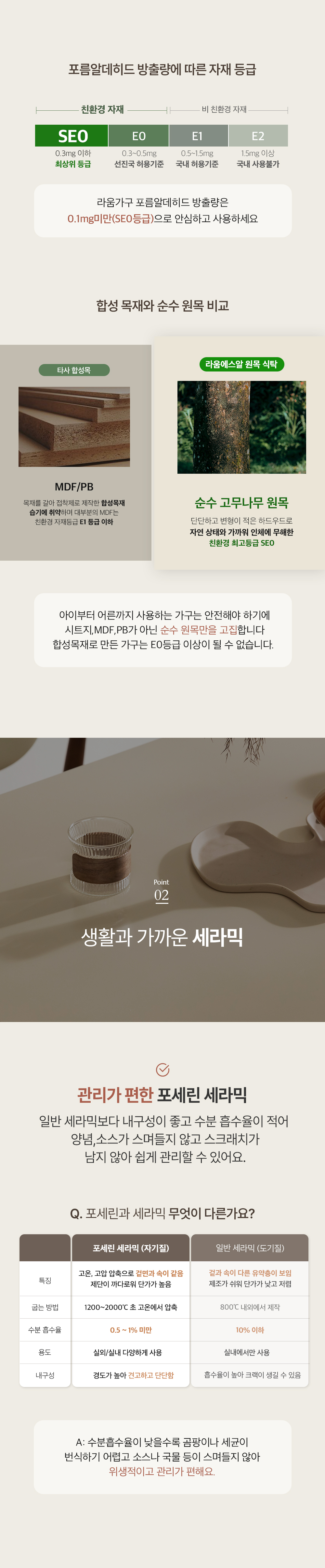 식탁 > 모드니 양면 세라믹 원목 식탁 테이블 6인용 1800 | 오늘의집 쇼핑