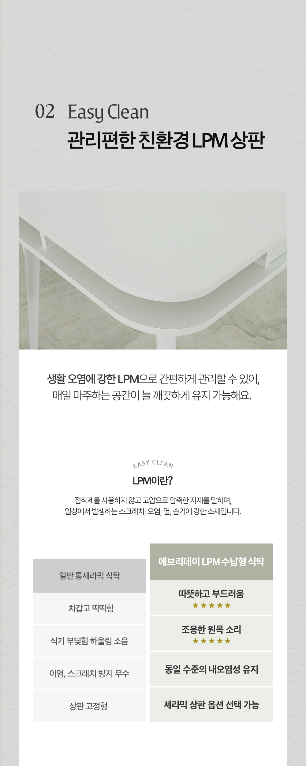 에브리데이 스퀘어 6인용 수납형 식탁 다이닝 테이블 1800 상세 이미지 11