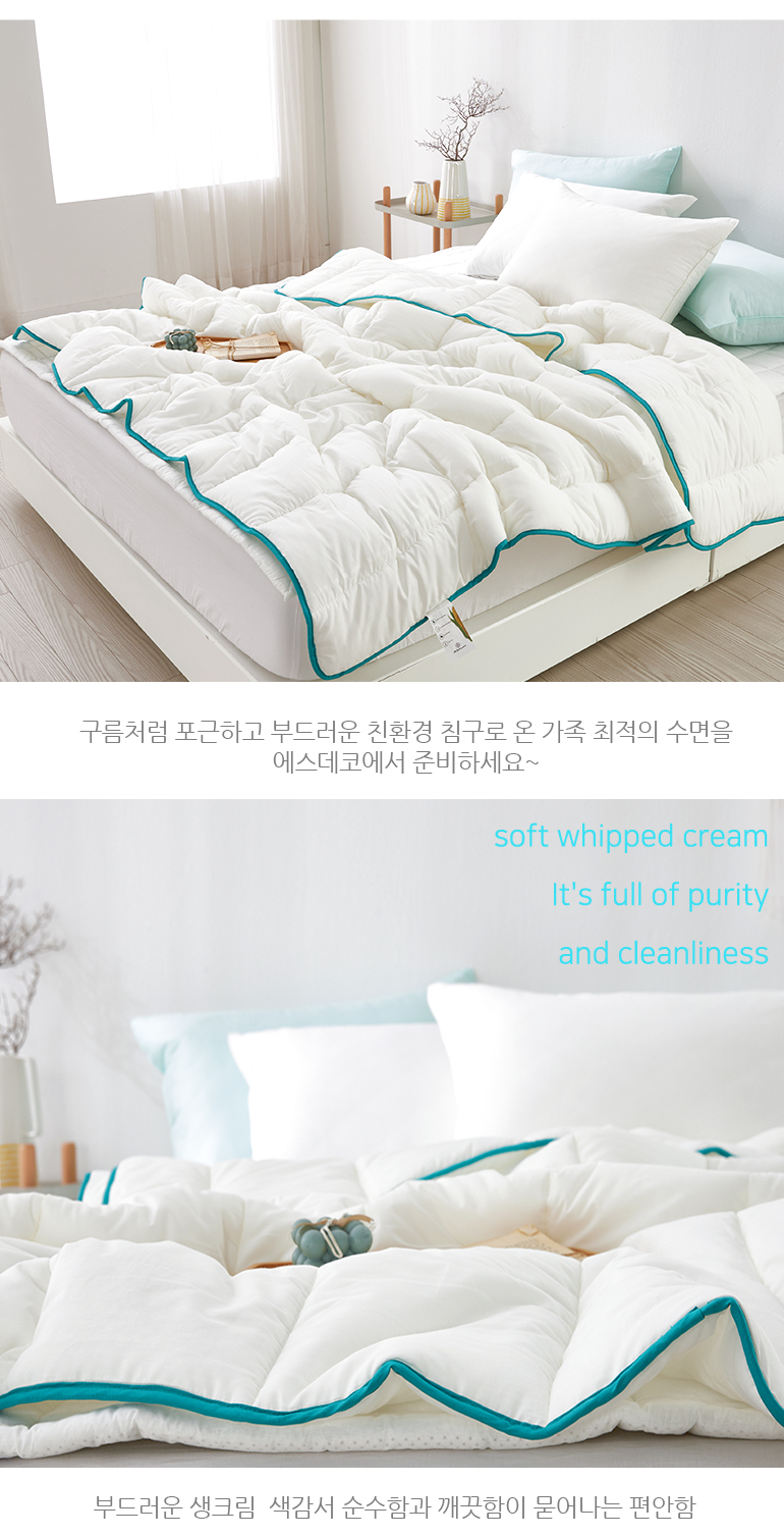 엘린 순면100 간절기 이불패드세트 SS 싱글 5컬러 상세 이미지 14