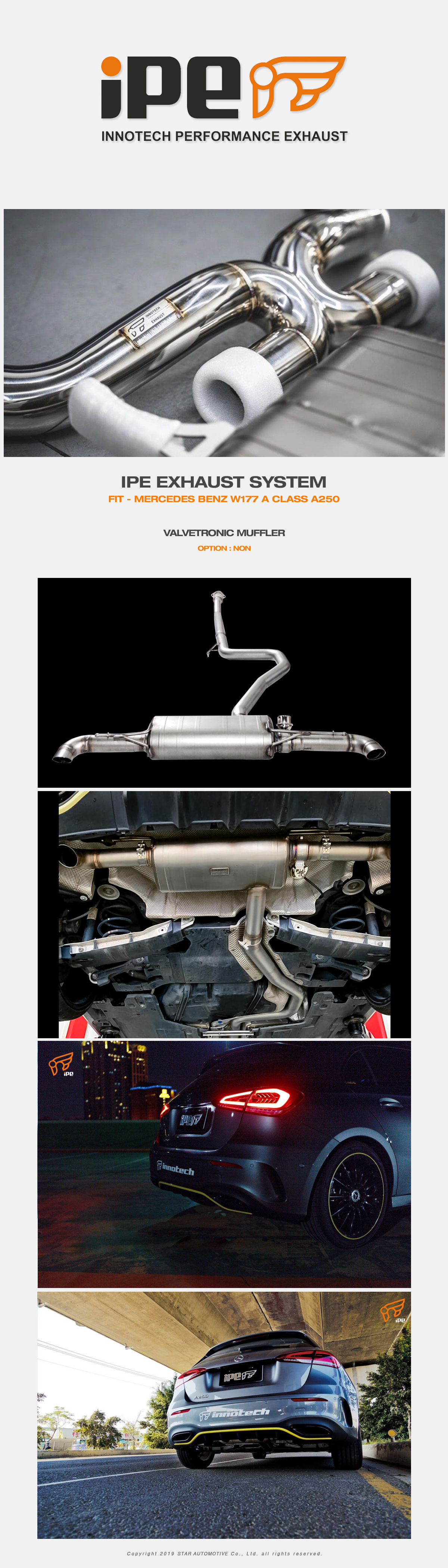 Mercedes-Benz A250 (W177) iPE Innotech Performance Exhaust