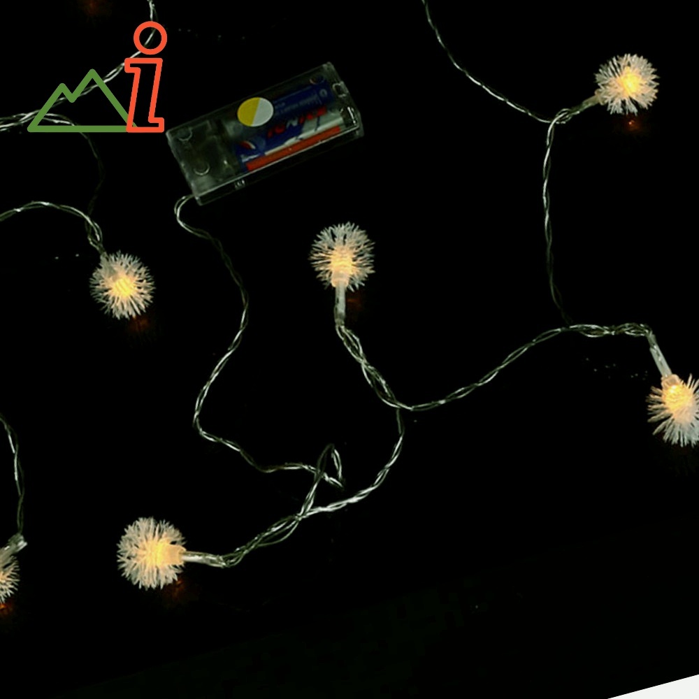 돈스텔 이벤트전구 가랜드조명 10구 led 눈송이 전구 1.5m 웜 색