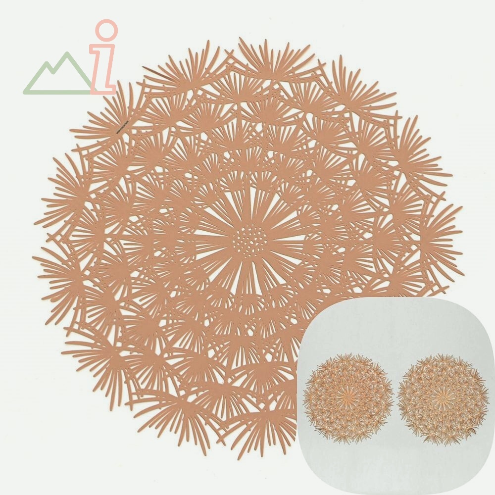 돈스텔 테이블매트 테이블패드 민들레 홀씨 식탁매트 2p 세트 로즈골드