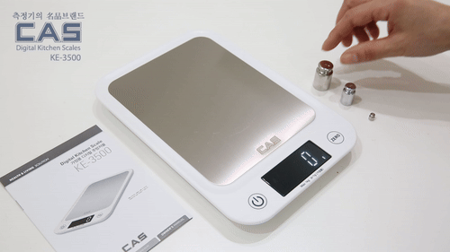 분동으로 정확한 측정값 확인