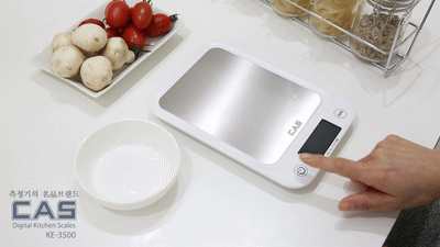 실생활에서 음식재료의 무게값 확인