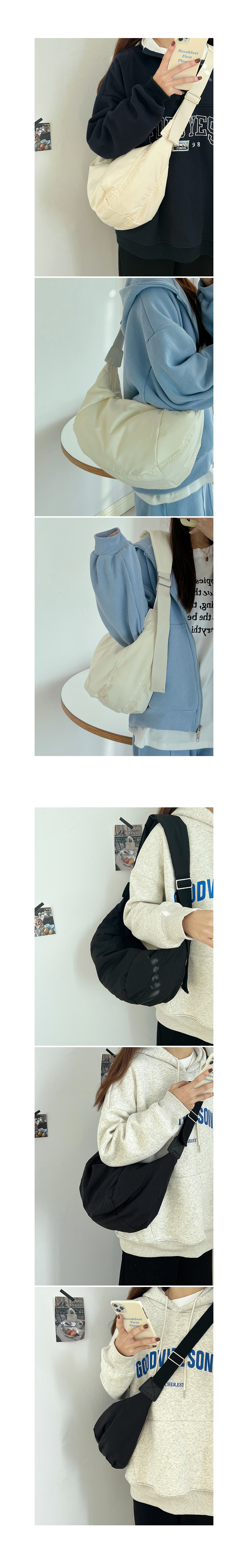 나일론 보부상 가방 숄더백 쇼퍼백 데일리 가벼운 가방 상세 이미지 4