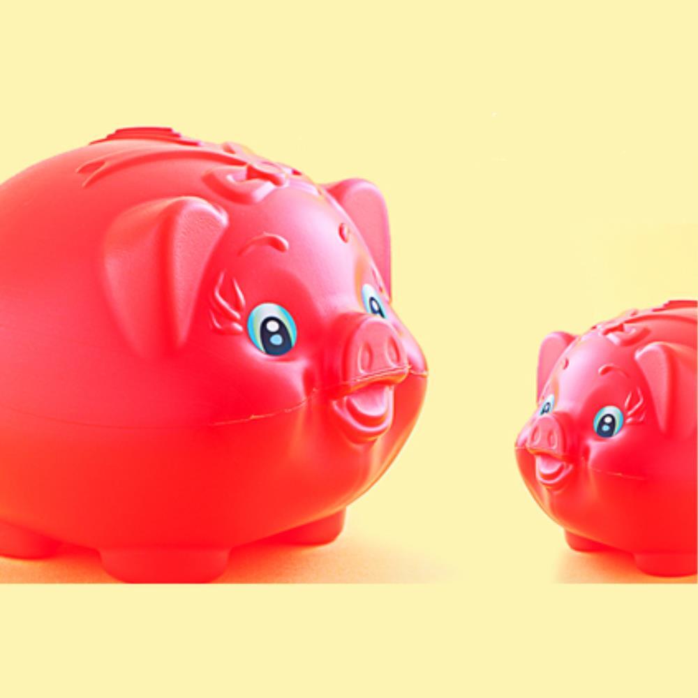 새해 판촉물 선물 빨간 복 돼지 저금통 동전통 특대