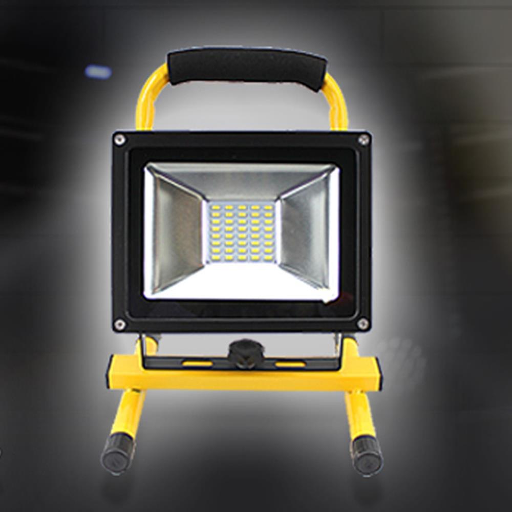 LED 작업등 투광기 20Wx1 충전식 야외 써치 조명 캠핑