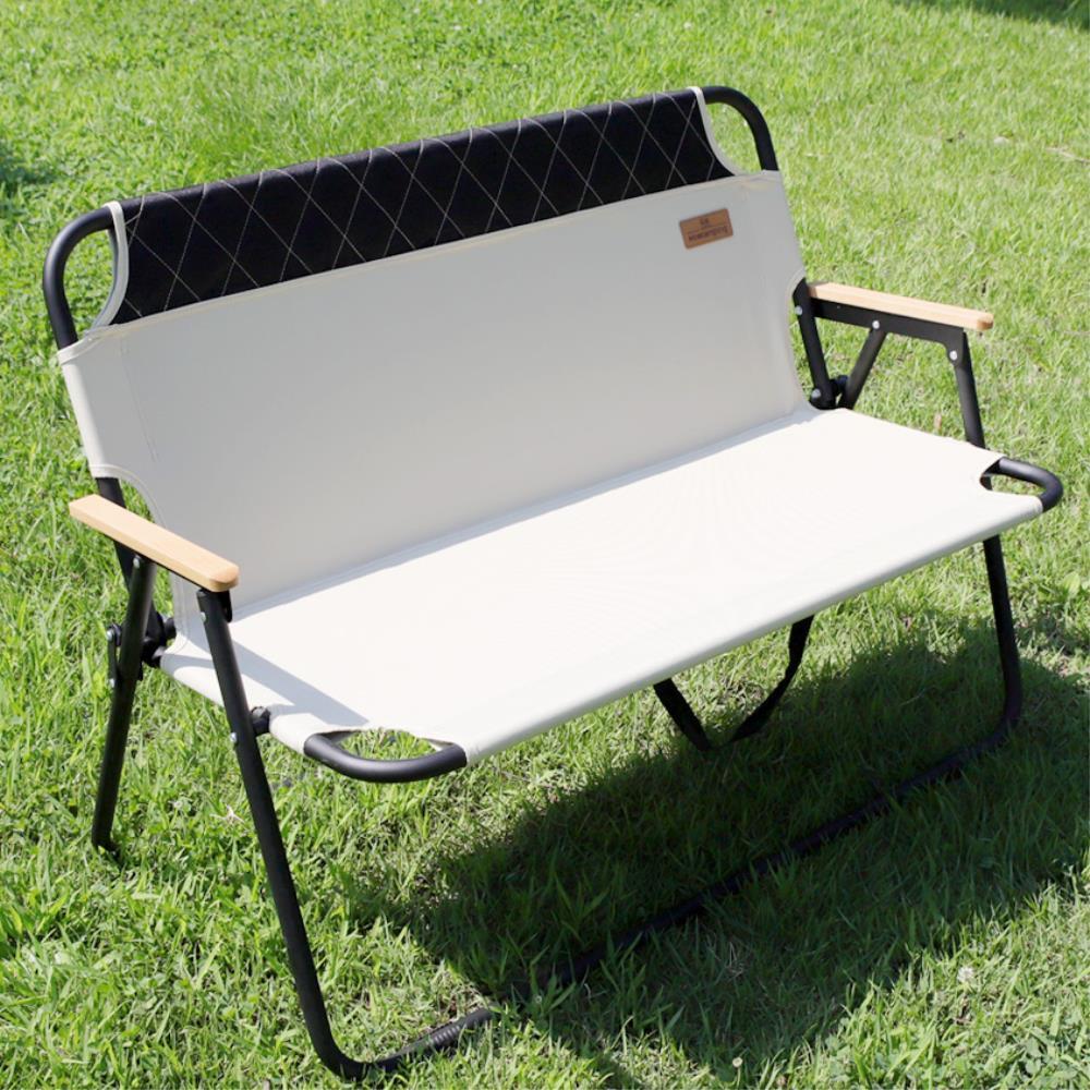 접이식 캠핑 2인 커플 더블 벤치 소파 체어 의자 낚시