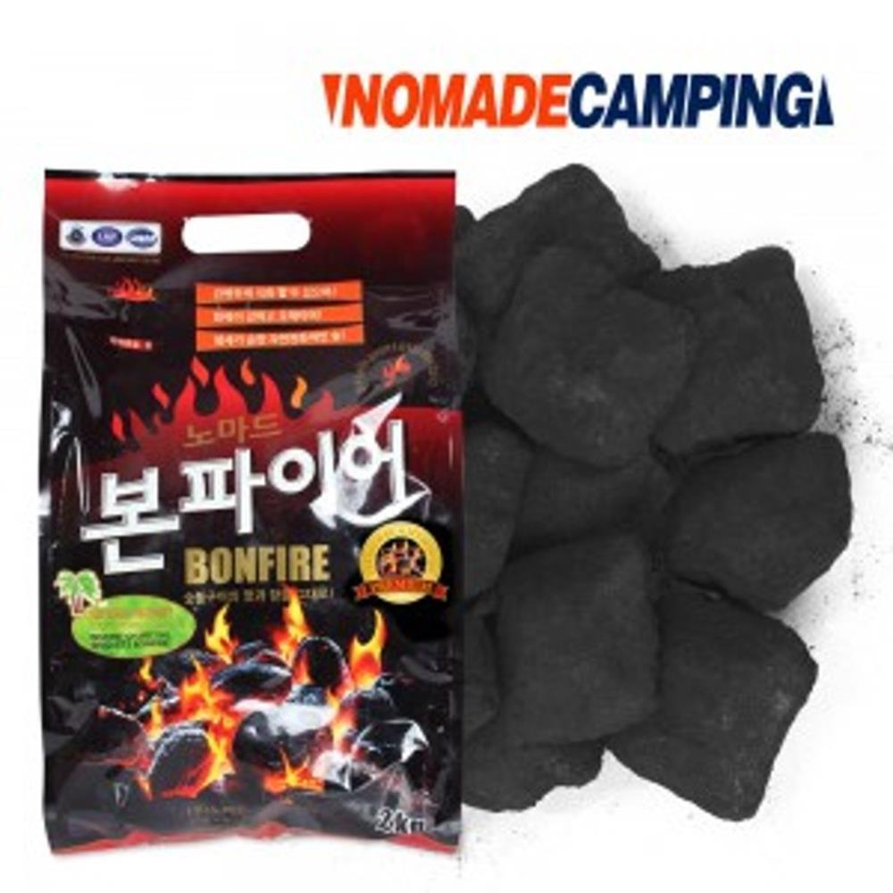 캠핑 바베큐 고기 구이숯 조개탄 야자숯 2kg 야영 야외