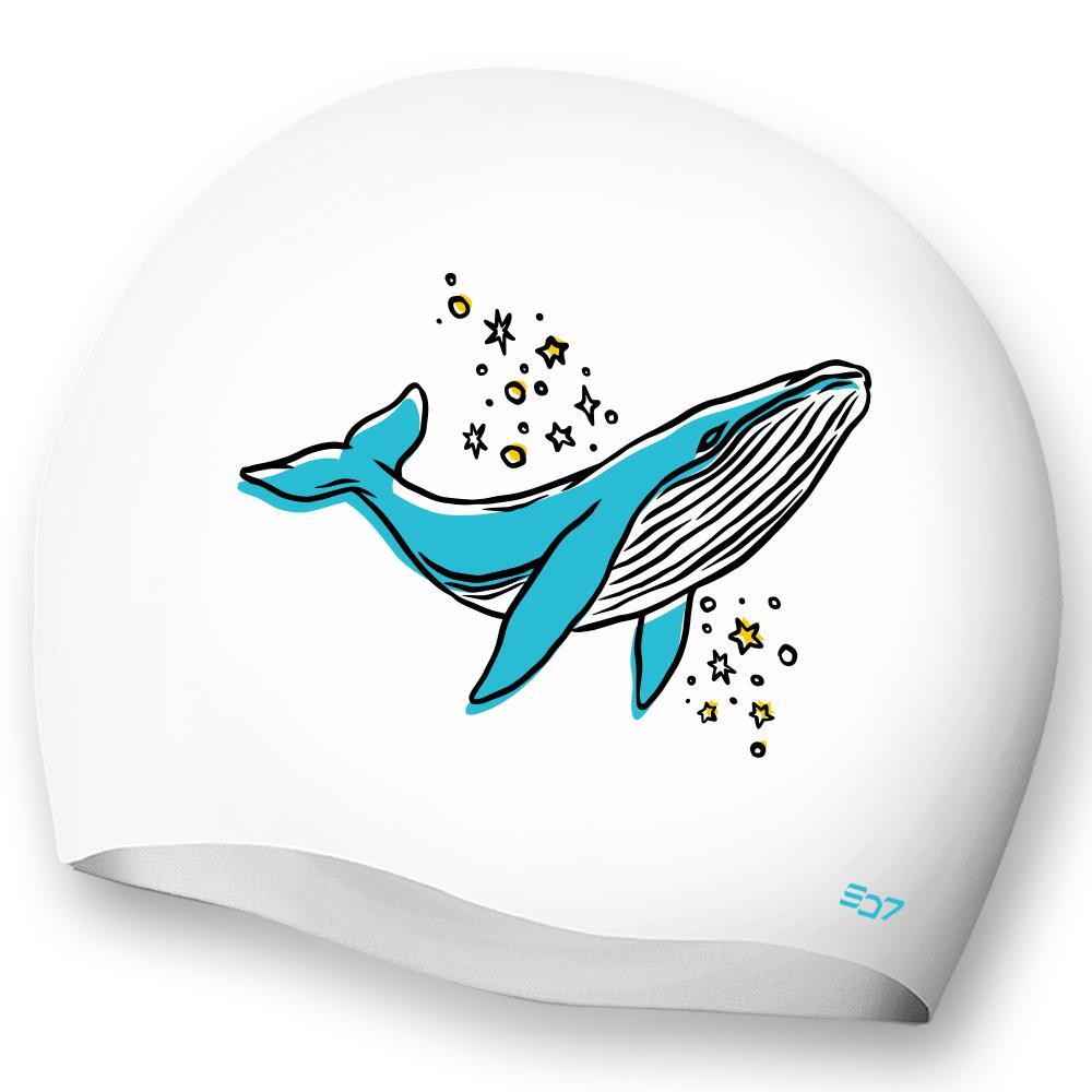 디자인 방수 실리콘 수영 모자 수모 수영모 고래 바다 해변 레슨
