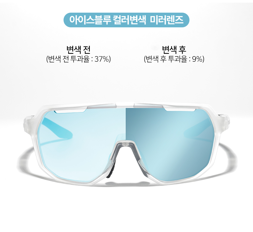 톰디어 변색 렌즈 방풍 고스트 스포츠 선글라스 등산 자전거 고글TG2 상세 이미지 46