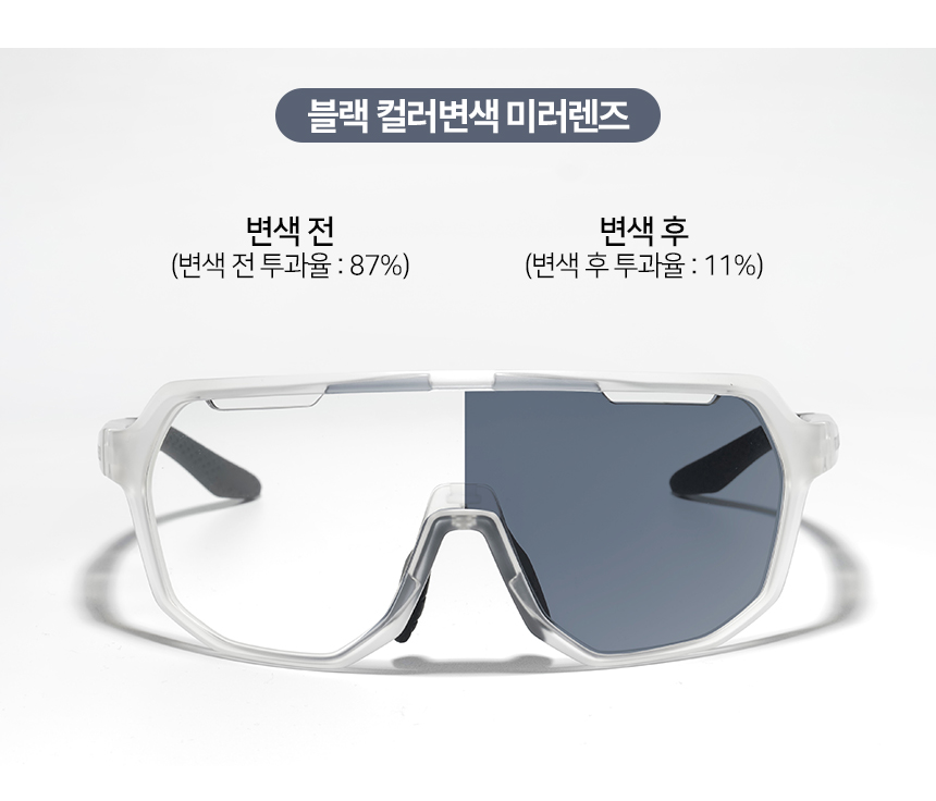 톰디어 변색 렌즈 방풍 고스트 스포츠 선글라스 등산 자전거 고글TG2 상세 이미지 49