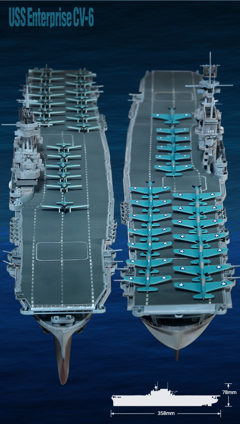 academy ship 1  700 scale plastic model kit uss enterprise