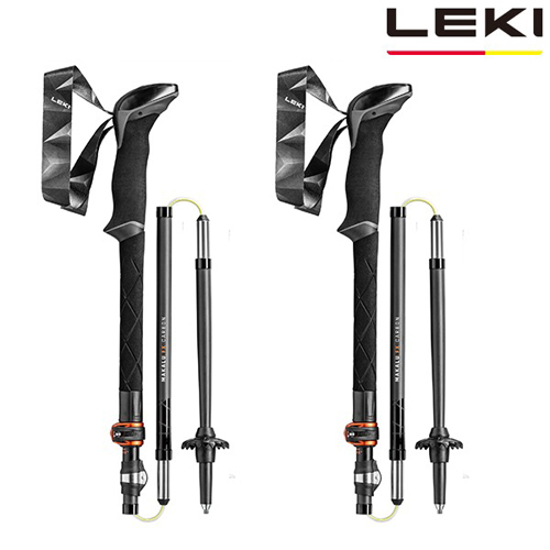 [정품][LEKI/레키] 마카루 FX 카본 65220621 폴딩형 카본스틱/아르곤에어/스피드락2+ (남성분추천)