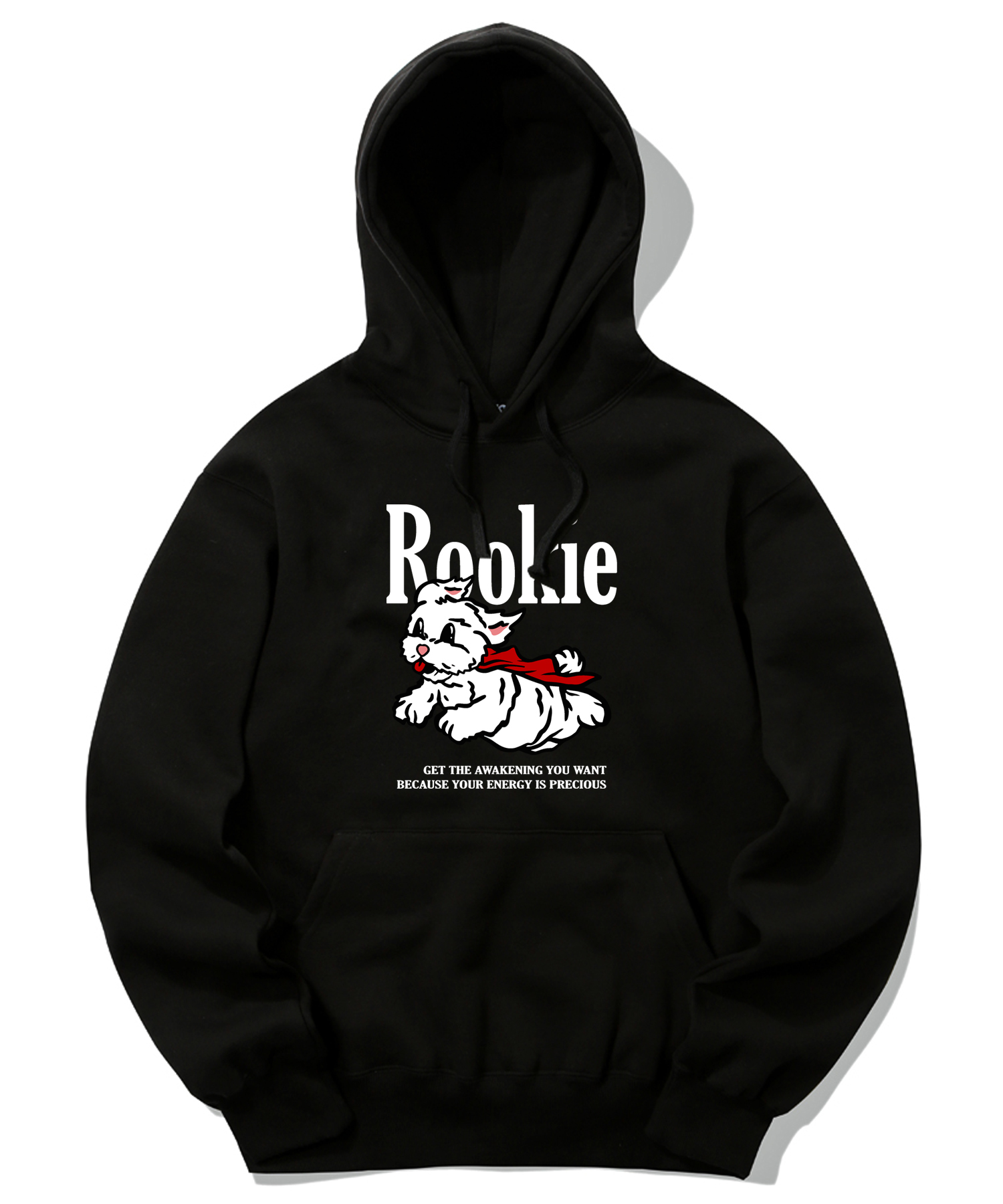 ROOKIE MALTESE GRAPHIC HOODIE - BLACK