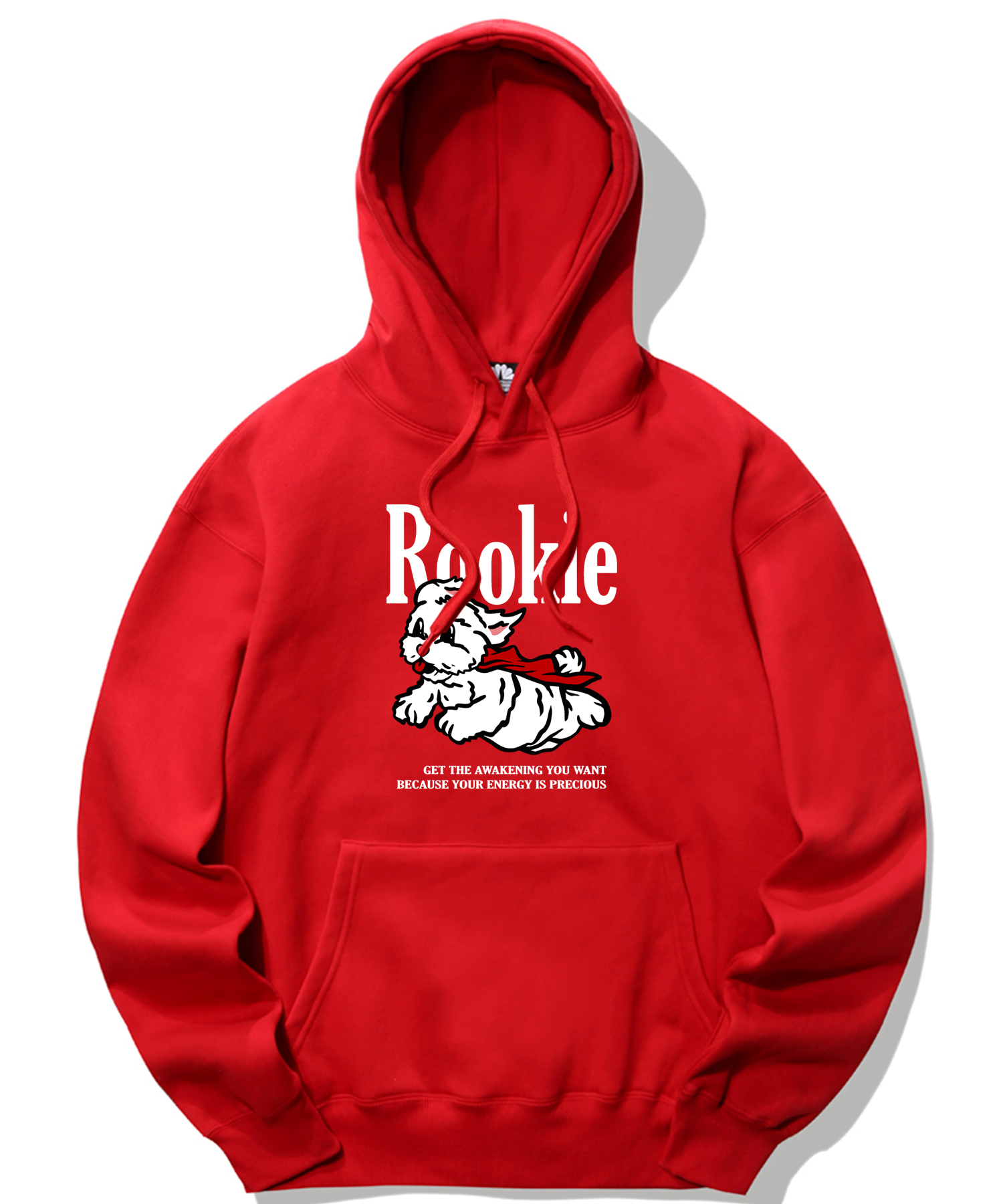 ROOKIE MALTESE GRAPHIC HOODIE - RED
