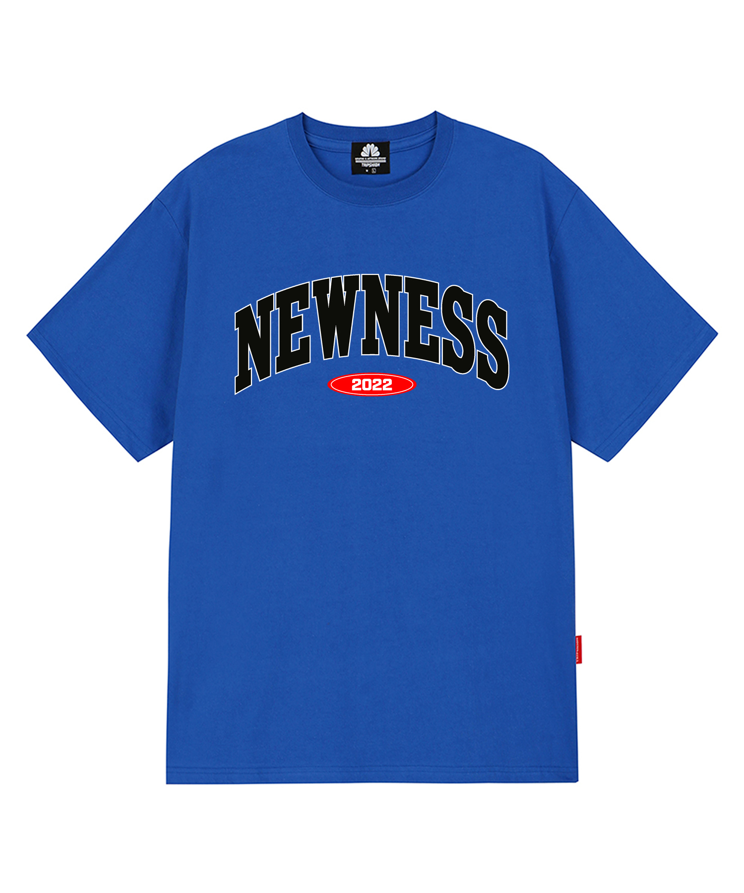 NEWNESS VARSITY LOGO T-SHIRTS - BLUE