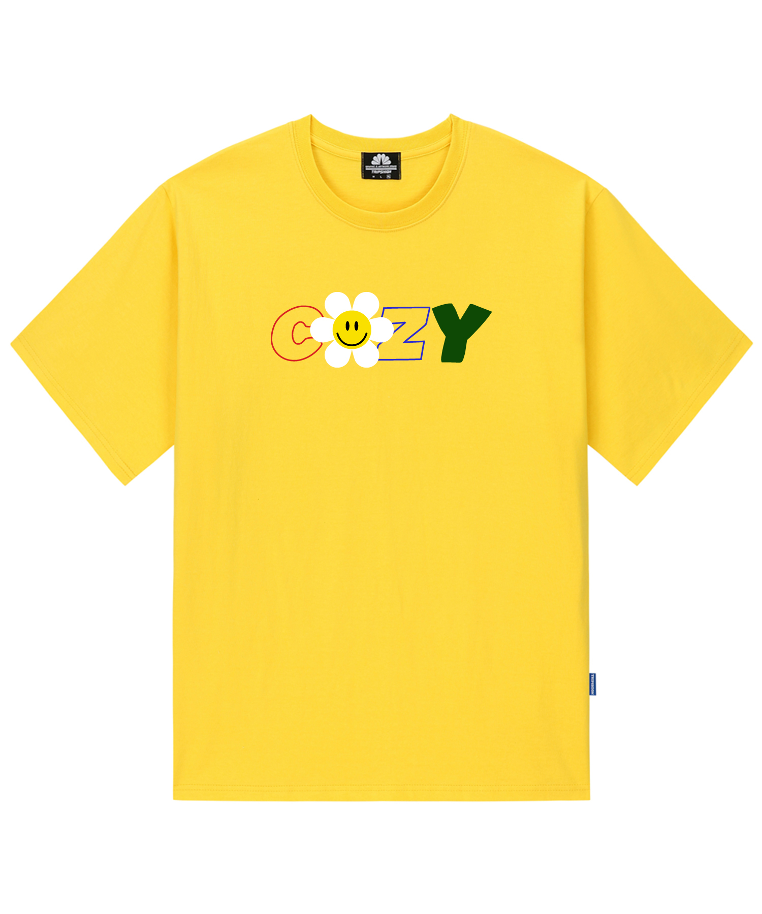 COZY DAISY T-SHIRTS - YELLOW