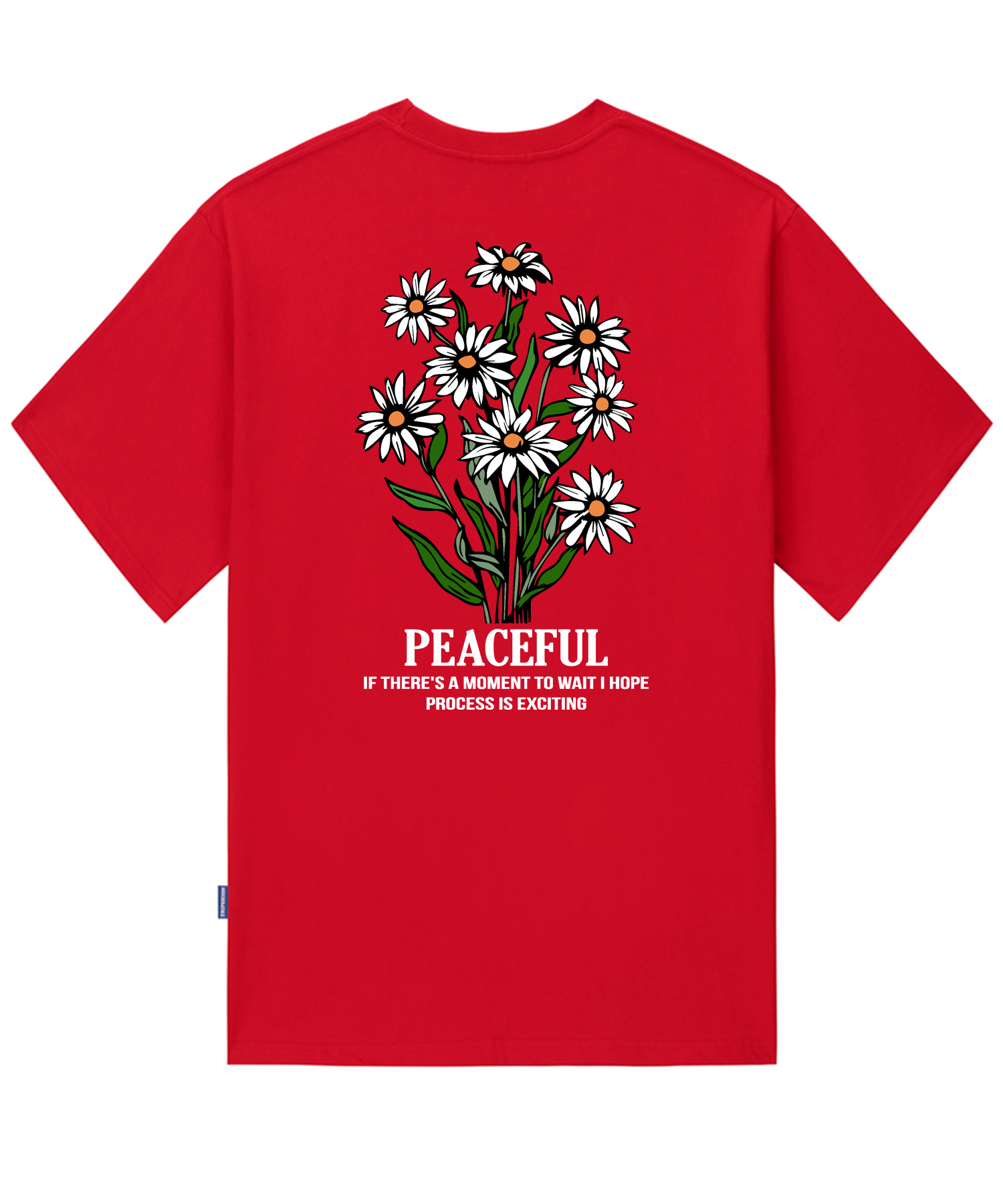 DAISY FLOWER BUNDLE GRAPHIC T-SHIRTS - RED