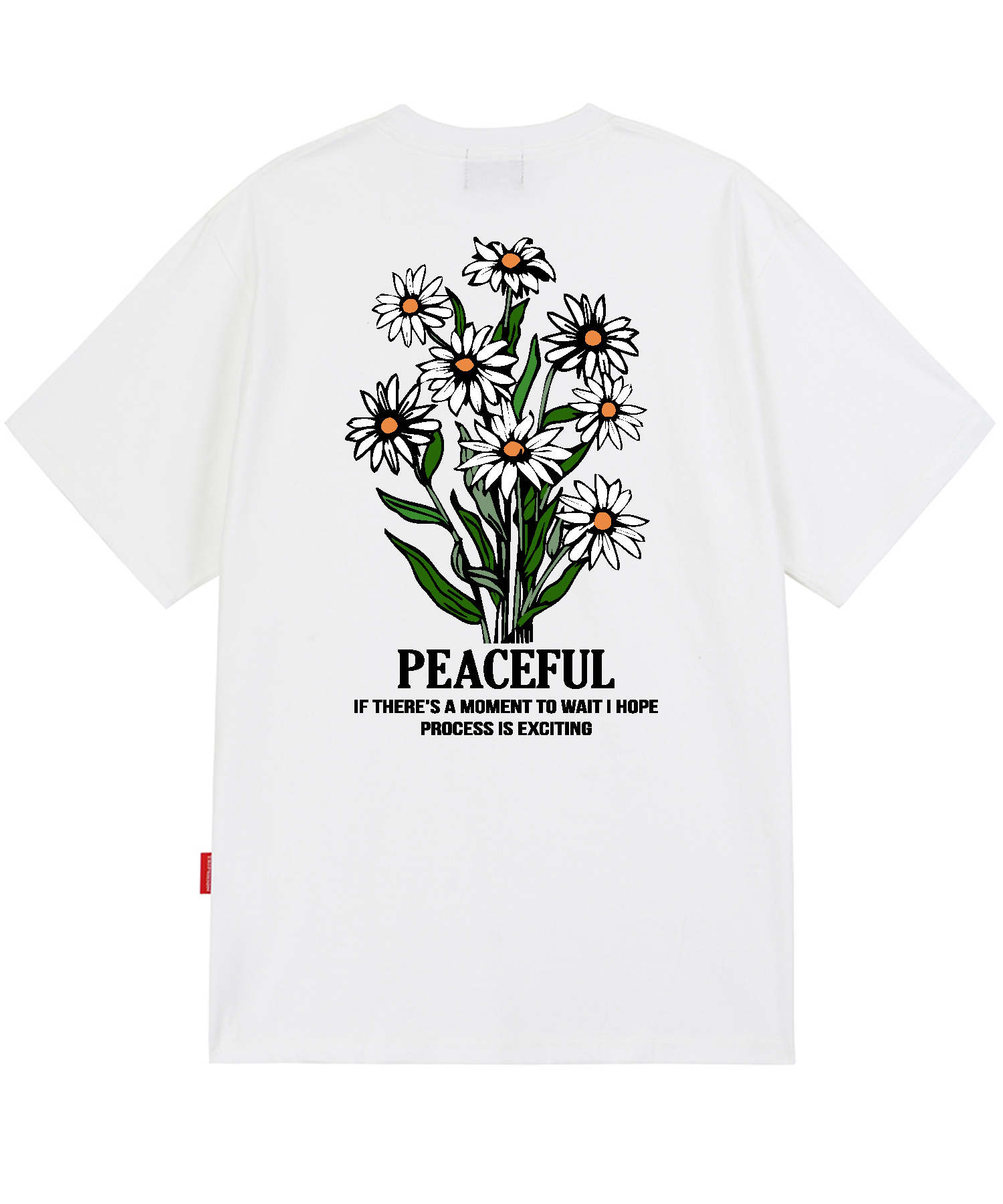 DAISY FLOWER BUNDLE GRAPHIC T-SHIRTS - WHITE
