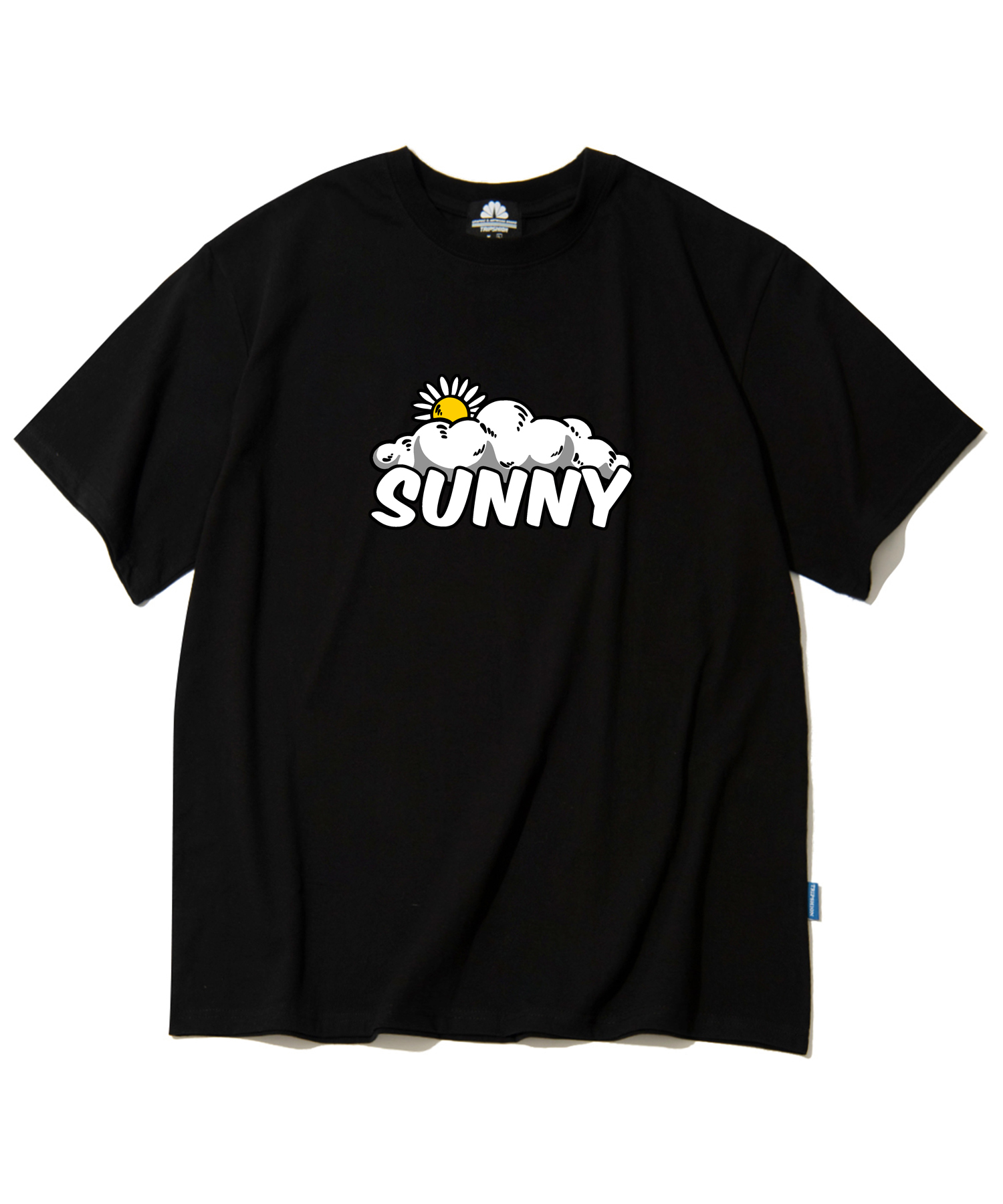SUNNY &amp; CLOUD GRAPHIC T-SHIRTS - BLACK
