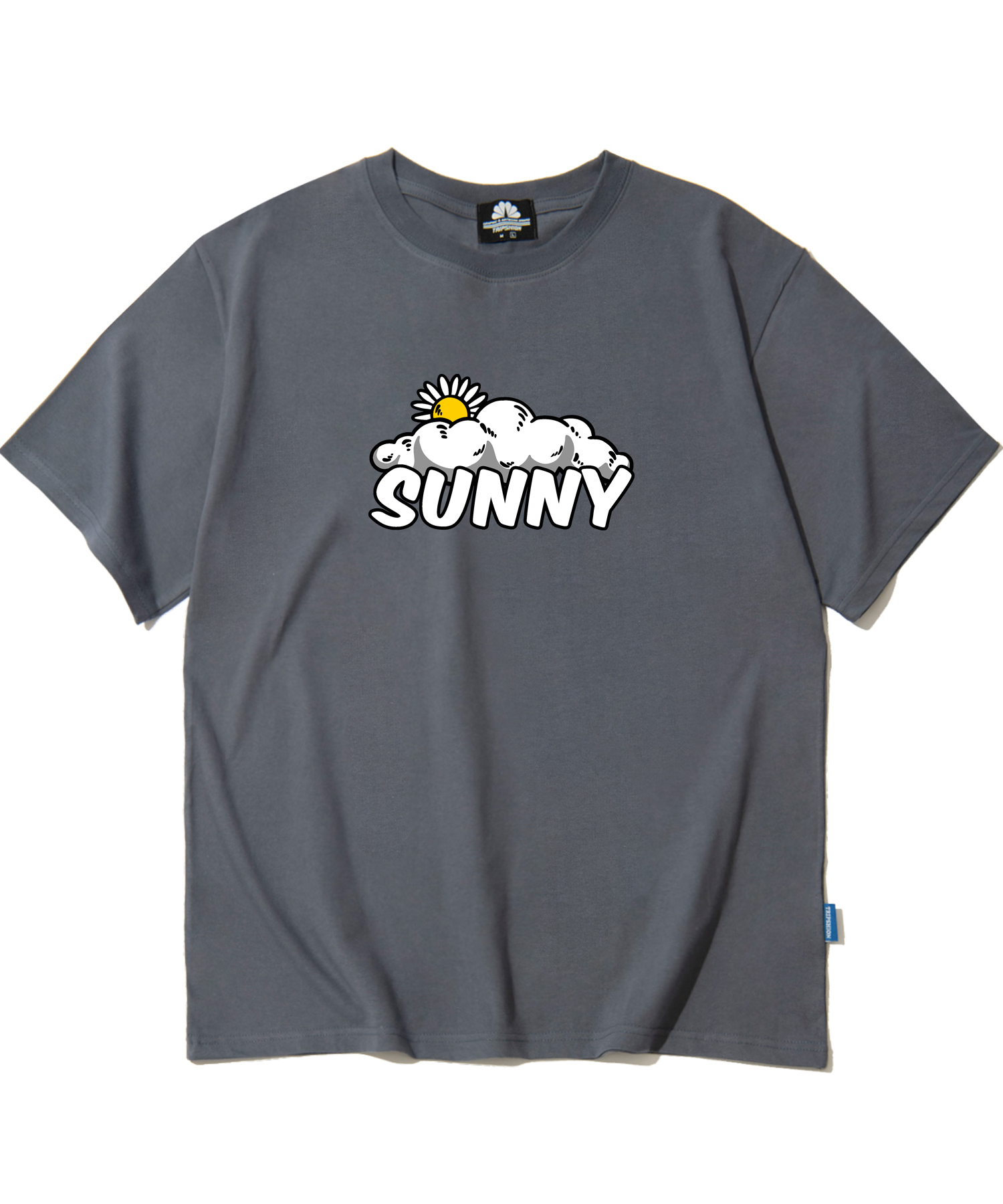 SUNNY &amp; CLOUD GRAPHIC T-SHIRTS - GRAY