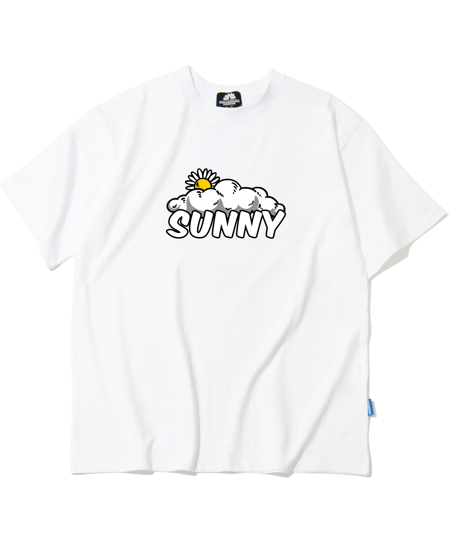 SUNNY &amp; CLOUD GRAPHIC T-SHIRTS - WHITE