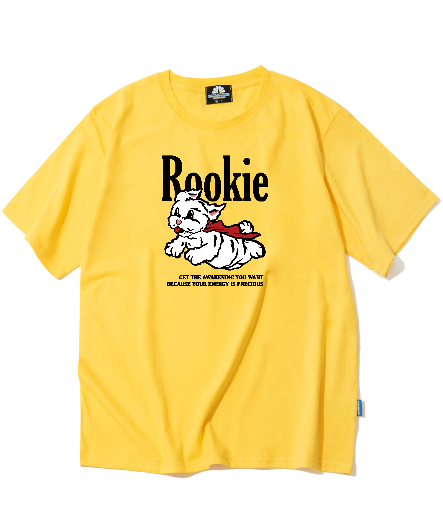 ROOKIE MALTESE GRAPHIC T-SHIRTS - YELLOW