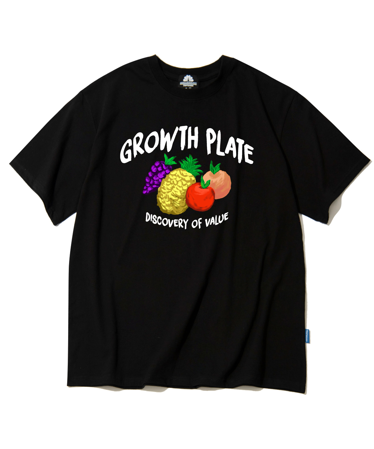GROWTH PLATE FRUITS GRAPHIC T-SHIRTS - BLACK