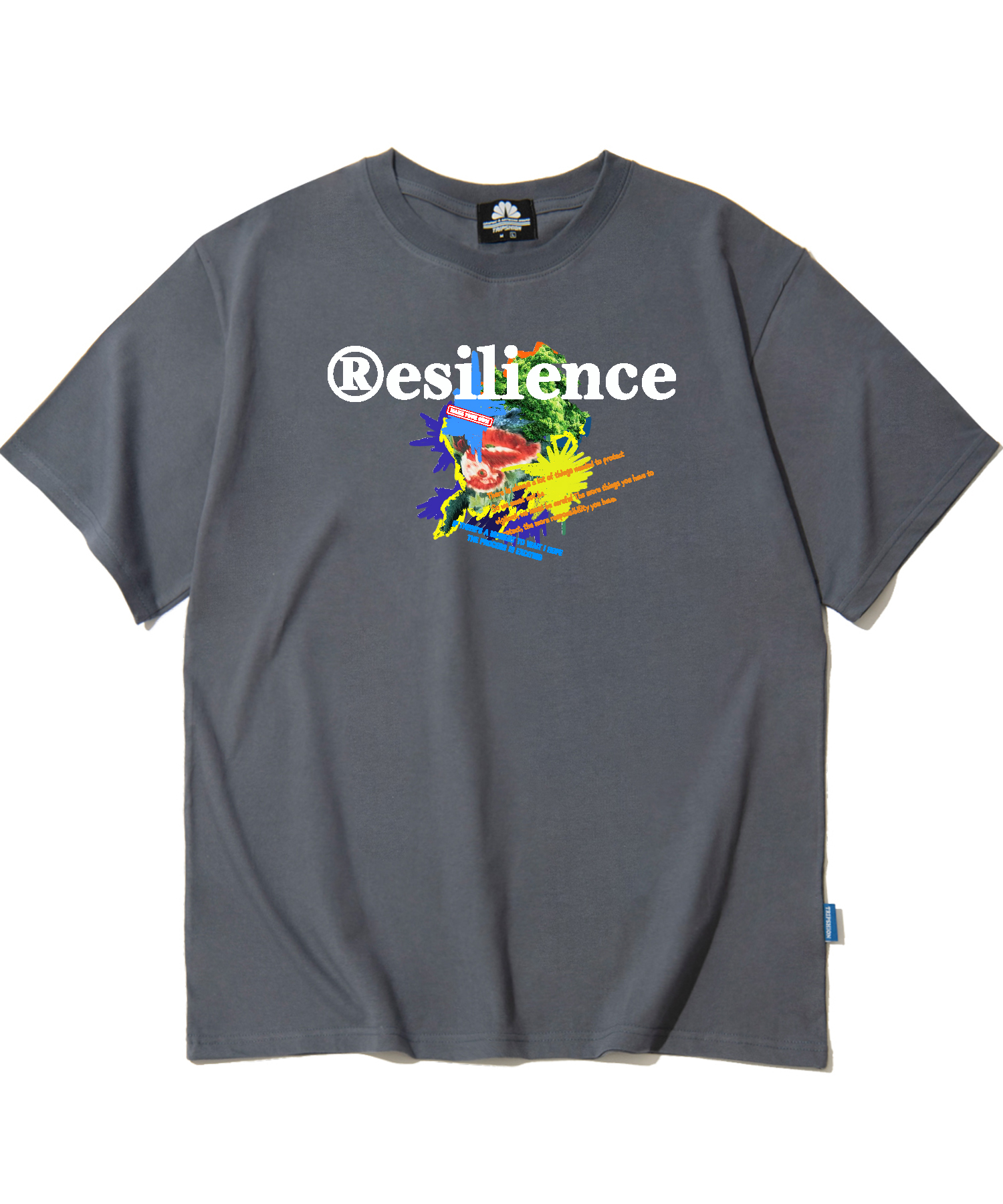 RESILIENCE GRAPHIC T-SHIRTS - GRAY