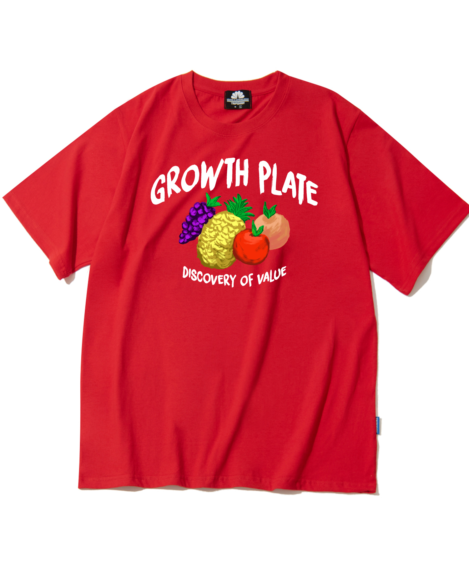GROWTH PLATE FRUITS GRAPHIC T-SHIRTS - RED