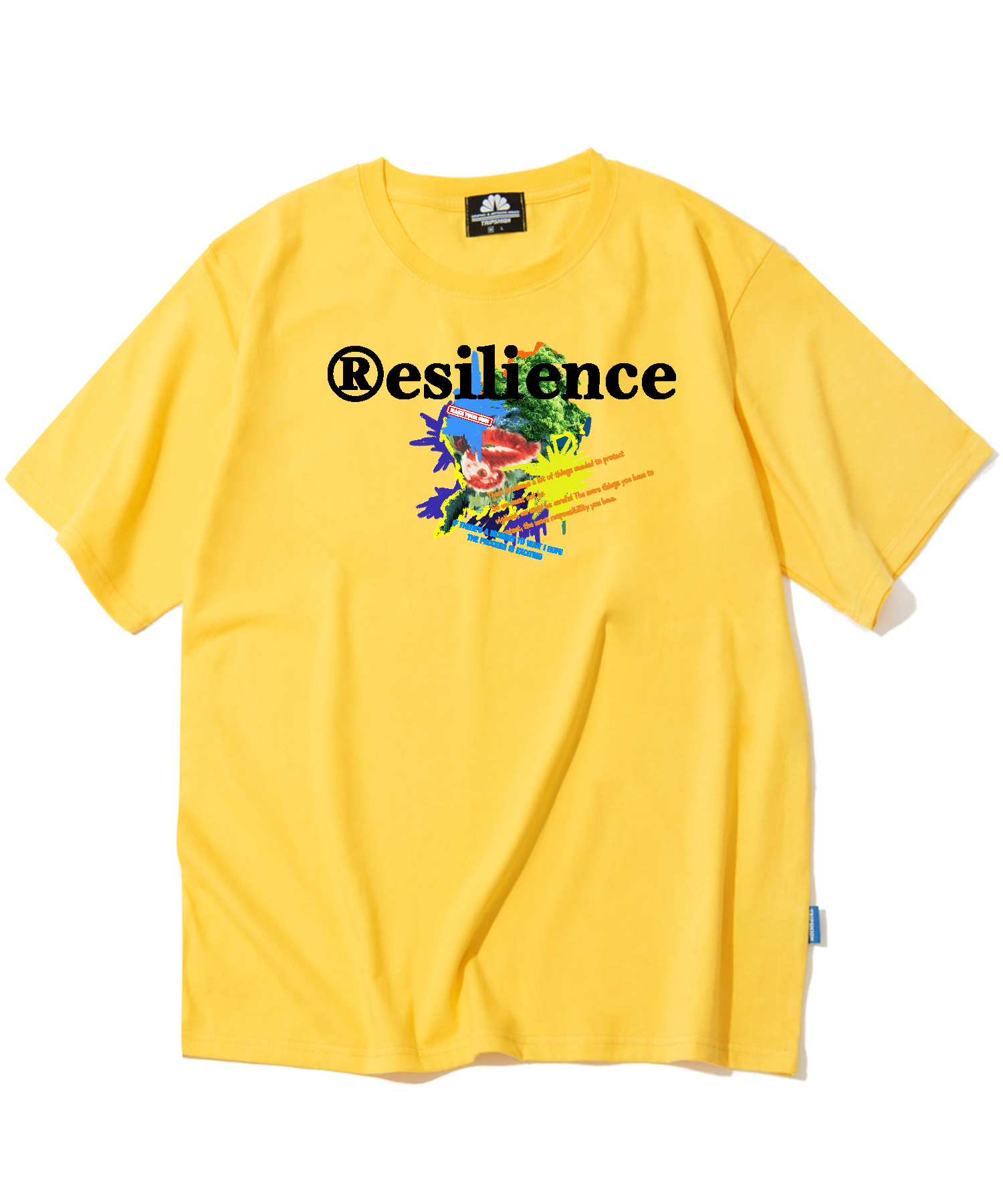 RESILIENCE GRAPHIC T-SHIRTS - YELLOW