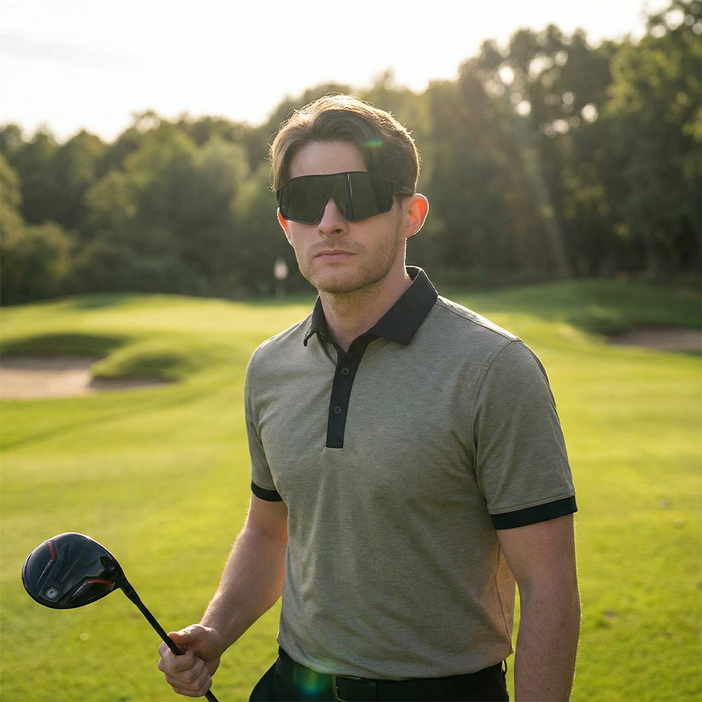 칸투칸 프리미엄 편광 와이드 렌즈 고글 블랙 자외선 차단 99%