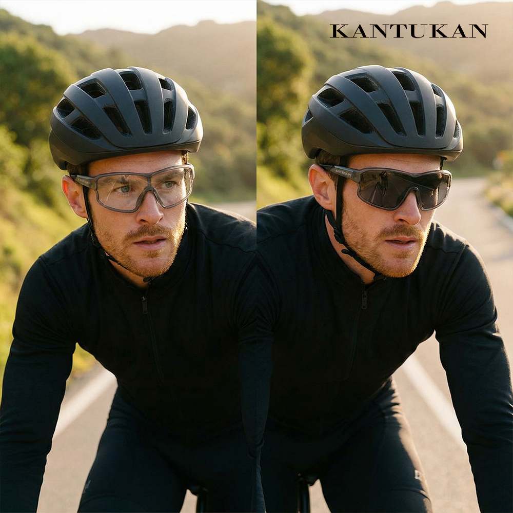 칸투칸 프리미엄 변색 렌즈 고글 변색 클리어 자외선 차단 99%