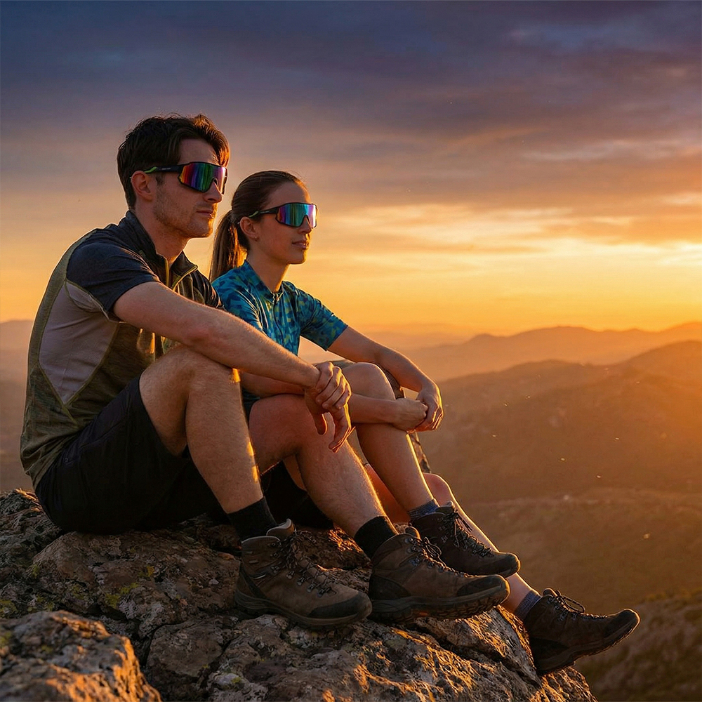 칸투칸 프리미엄 편광 와이드 미러 렌즈 고글 미러 그린 자외선 차단 99%