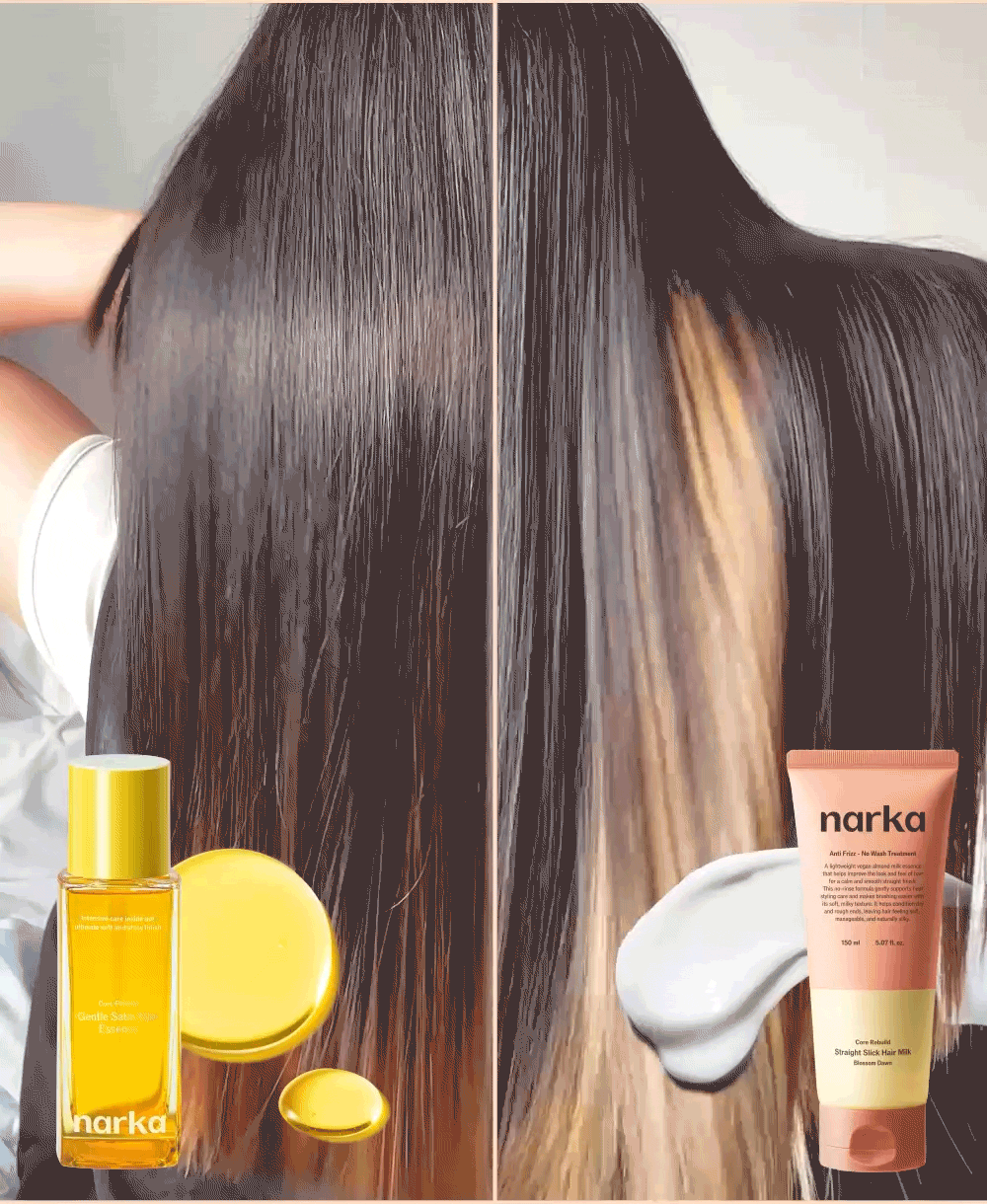 lait cheveux narka coréen