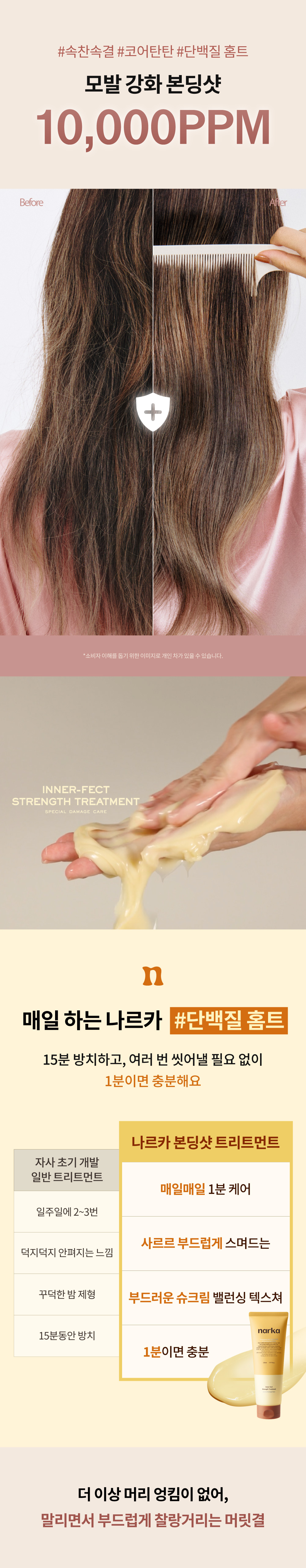 après shampoing narka coréen