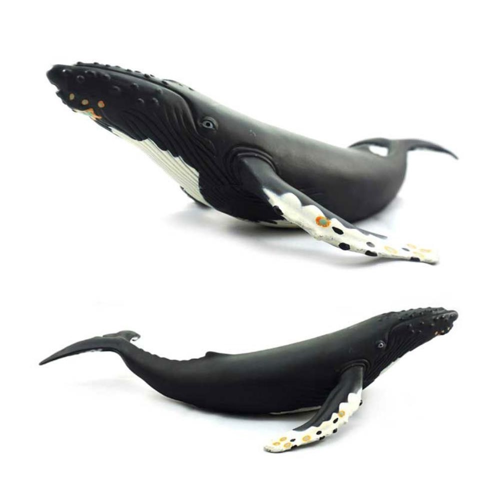 유아놀이 혹등고래 물고기 장난감 2개 모형완구 작동장난감 조카선물