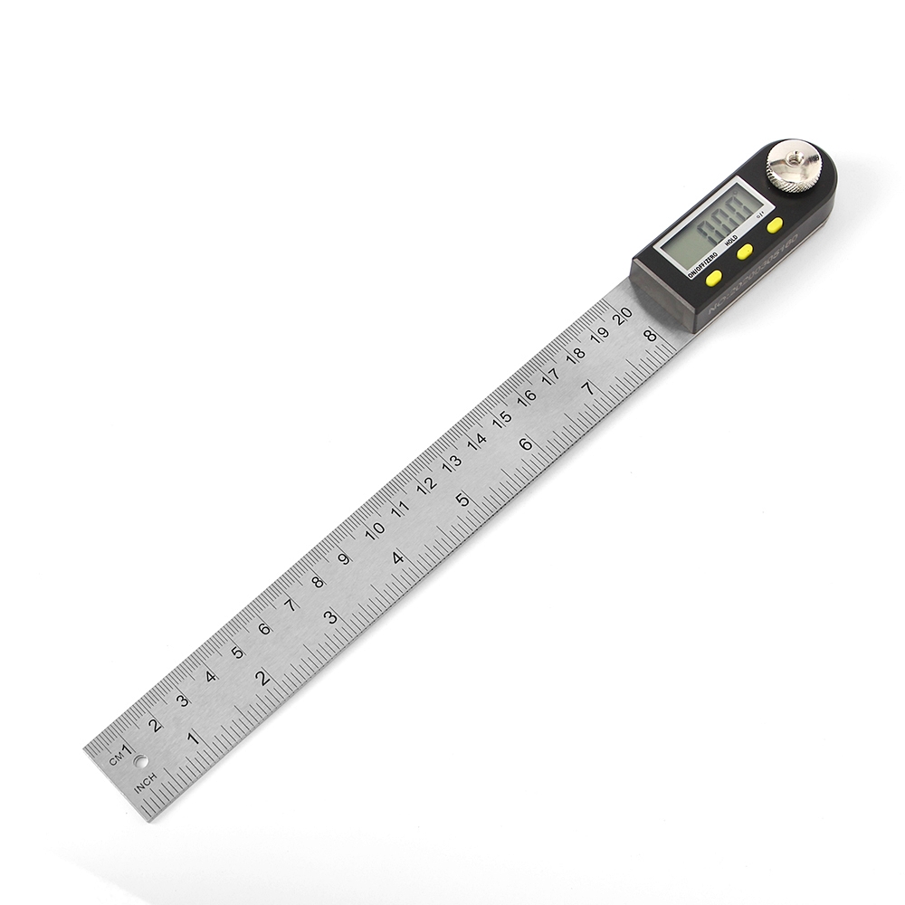 Oce 스틸 각도기 20cm A형 제도각도자 측각자 각도측정판